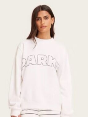 NWT PARKE x Target Oversized Crewneck Sweatshirt White S/M Sold Out